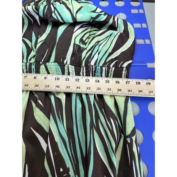 Lane Bryant Dress Women's Sleeveless Smocked Size 14/16 Resort Travel Bo… - Picture 10 of 14